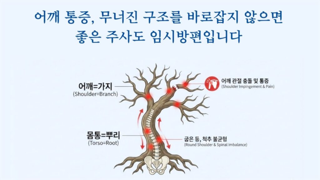 어깨에서 '뚝' 소리 나면 어깨 통증
