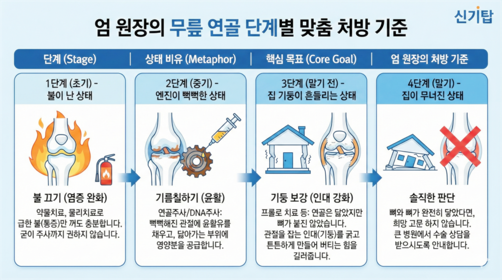 한쪽 무릎만 아픈 이유 따른 맞춤 처방