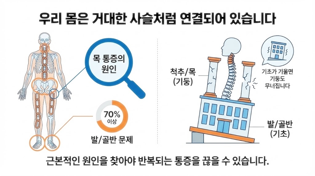 도수치료 받아도 그때뿐이라면 근본적인 원인을 찾아야