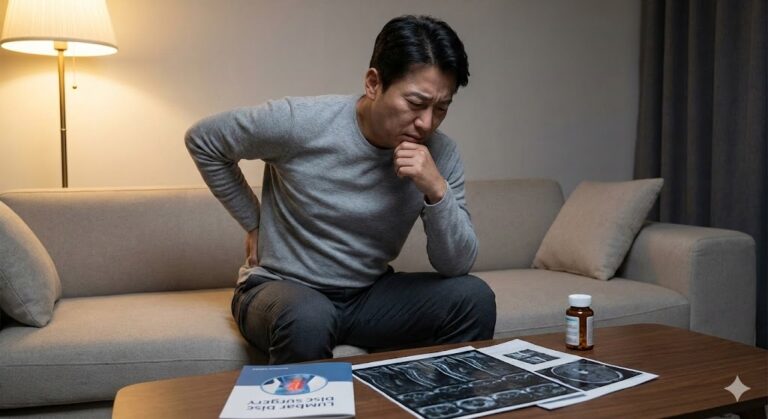 허리 수술 비수술 고민