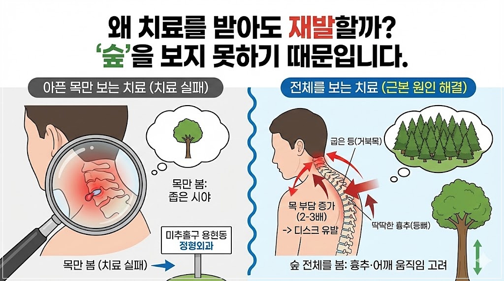 미추홀구 용현동 정형외과 디스크 근본원인
