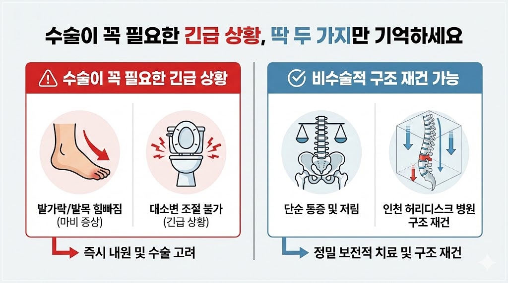 인천 허리디스크 긴급상황

