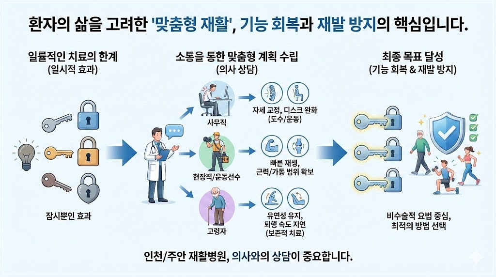 인천 재활의학과 선택 기준 재발방지