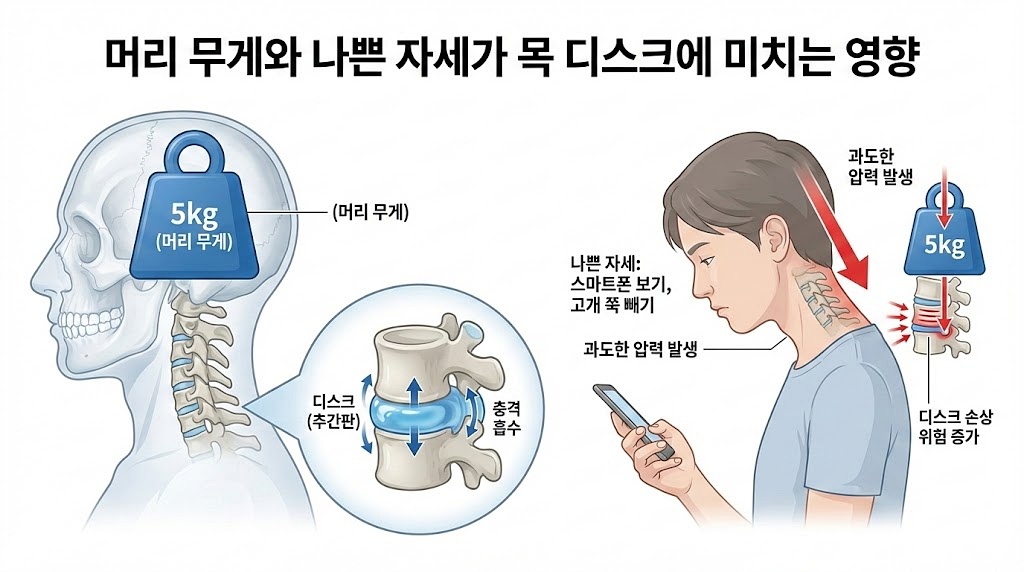 시민공원역 목디스크 팔저림 나쁜자세가 목디스크에 미치는 영향
