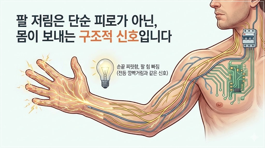 팔저림은 몸이보내는 구조적 신호입니다.