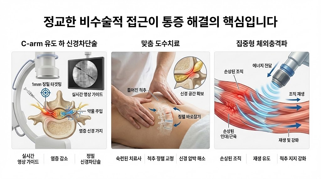 인천 척추관협착증 비수술 접근 통증해결의 핵심