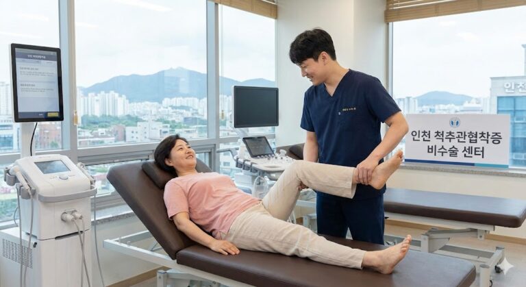 인천 척추관협착증 비수술 , 밤마다 저리는 다리 통증 완화법