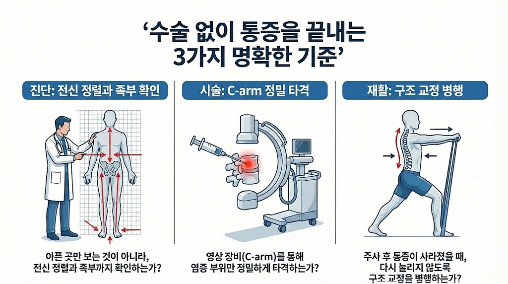 주안동 목디스크 비수술 수술없이 끝내는 명확한기준
